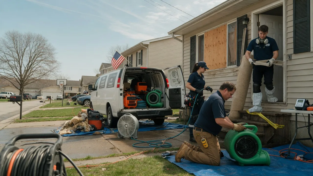 Water Damage Restoration in Coral, MI near me